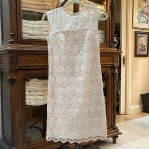 EUC Reiss Shanford Sugar Lace Sleeveless Dress